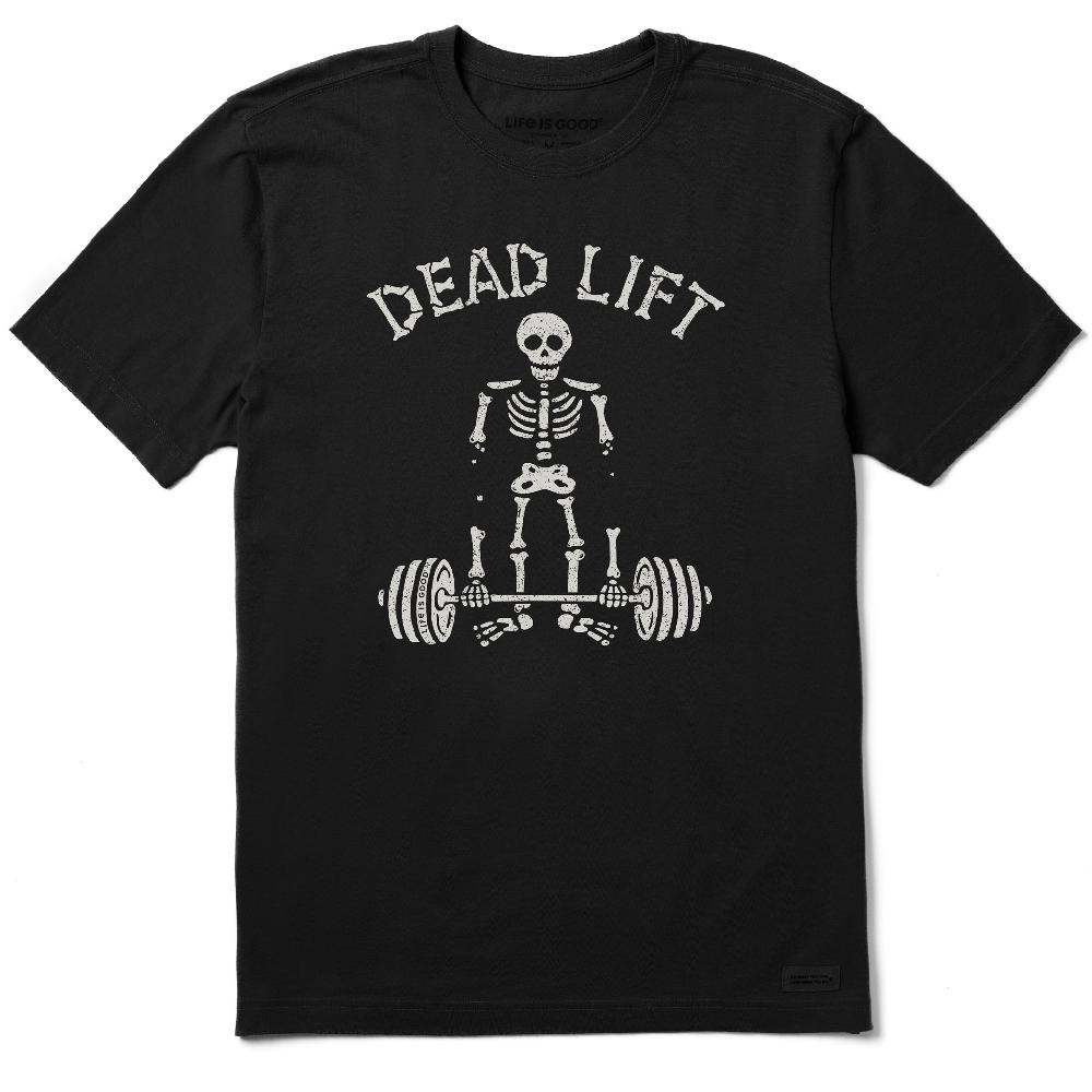life is good Men's Dead Lift Short Sleeve Crusher Tee