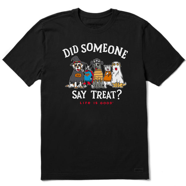 life is good Men's Did Someone Say Treat? Short Sleeve Crusher Tee