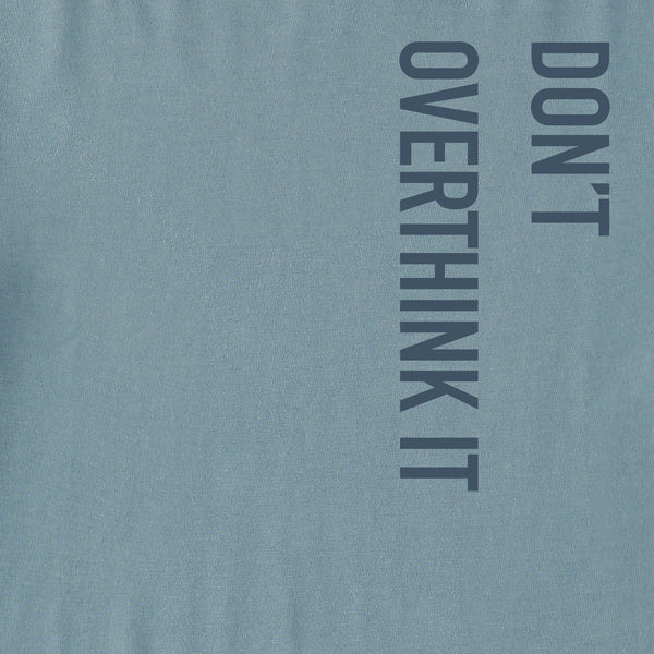 Life Is Good Men's Don't Overthink It Stack Short Sleeve Crusher Tee