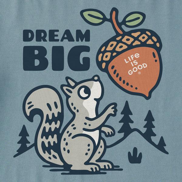 Life Is Good Men's Dream Big Squirrel Short Sleeve Crusher Tee