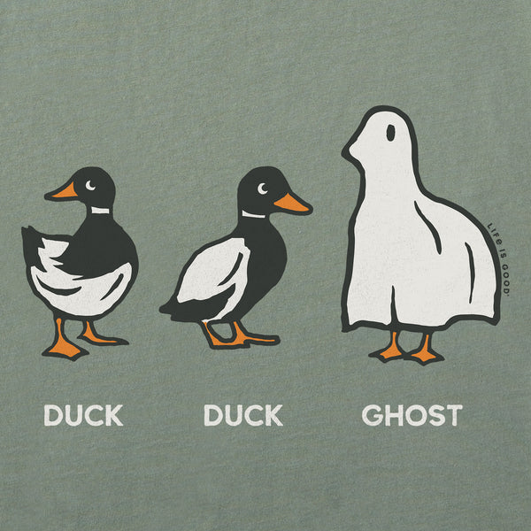 Life Is Good Men's Duck Duck Ghost Short Sleeve Crusher Tee