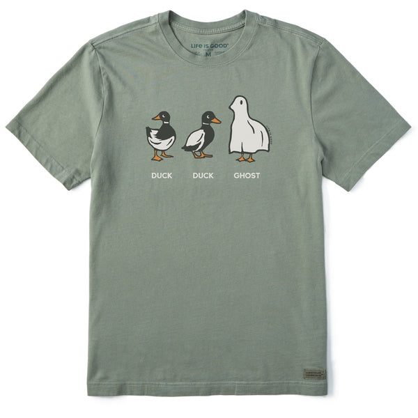 life is good Men's Duck Duck Ghost Short Sleeve Crusher Tee