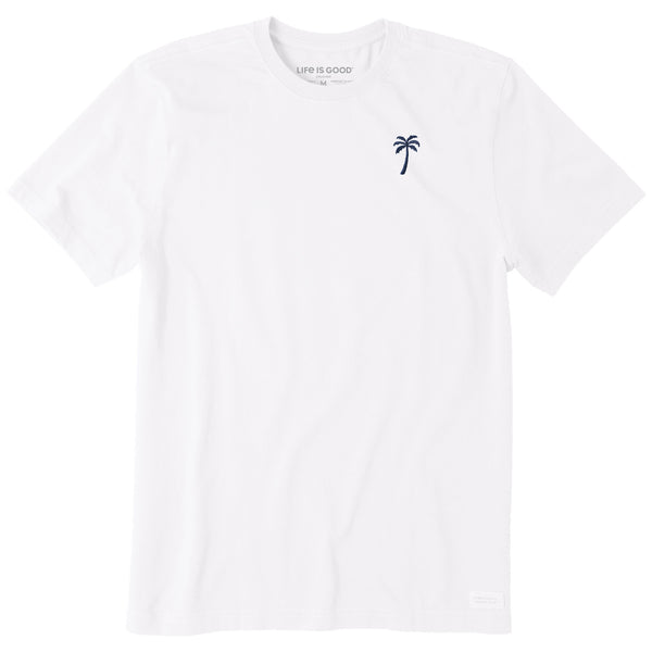 life is good Men's Embroidered Palm Short Sleeve Crusher Tee