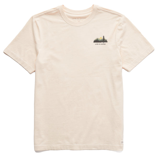 life is good Men's Evergreen Silhouette Short Sleeve Crusher Tee