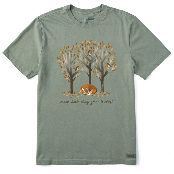 Life Is Good Men's Every Little Thing Fox Short Sleeve Tee