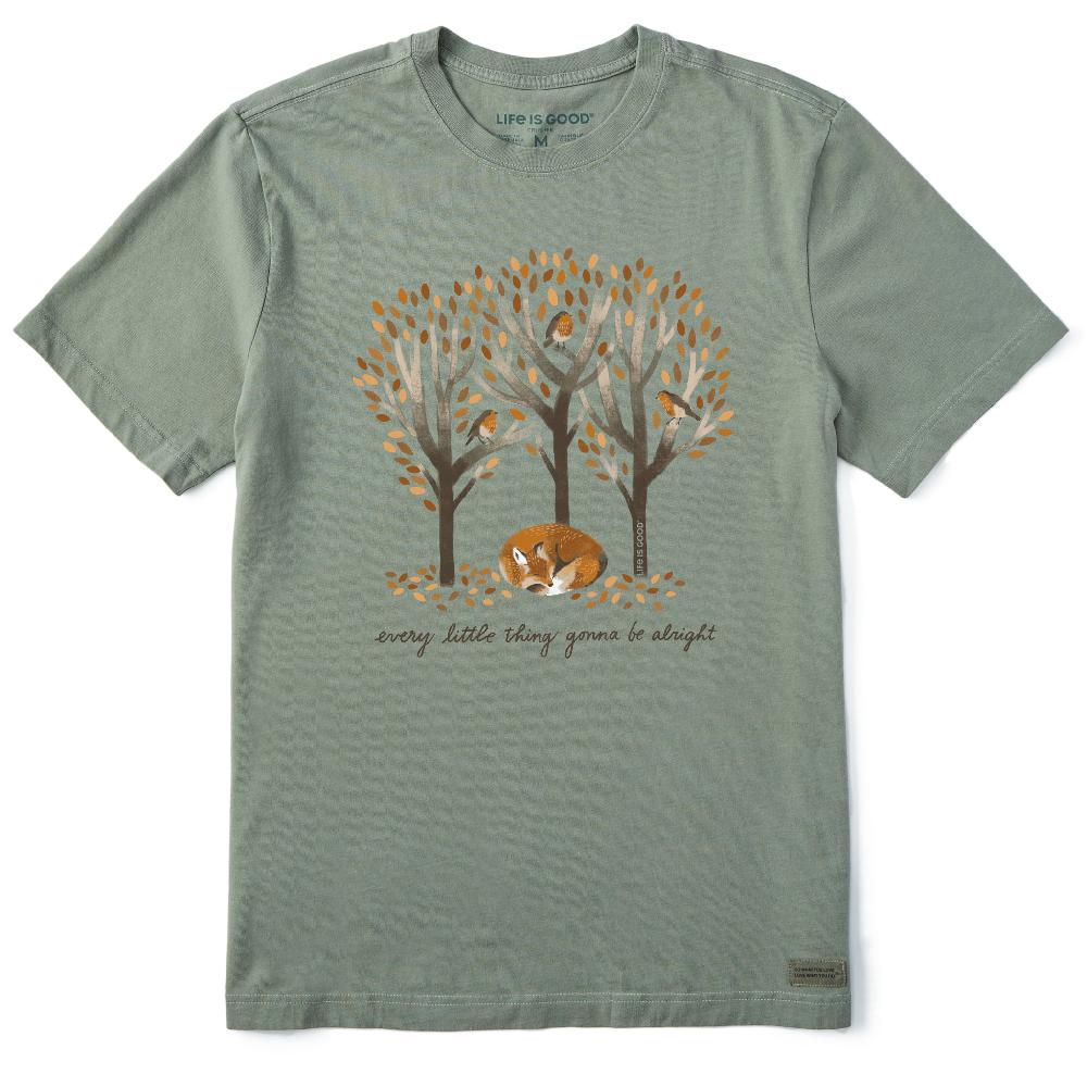 life is good Men's Every Little Thing Fox Short Sleeve Tee