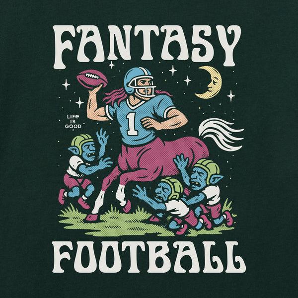 Life Is Good Men's Fantasy Football Centaur V. Goblins Short Sleeve Crusher Tee