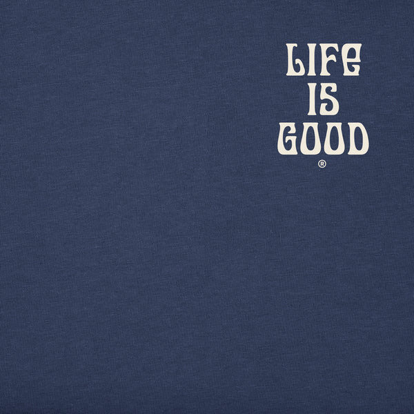 Life Is Good Men's Fantasy Football Rushing Wizard Short Sleeve Tee