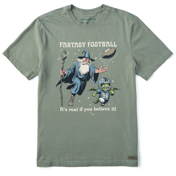 Life Is Good Men's Fantasy Football Short Sleeve Crusher Tee