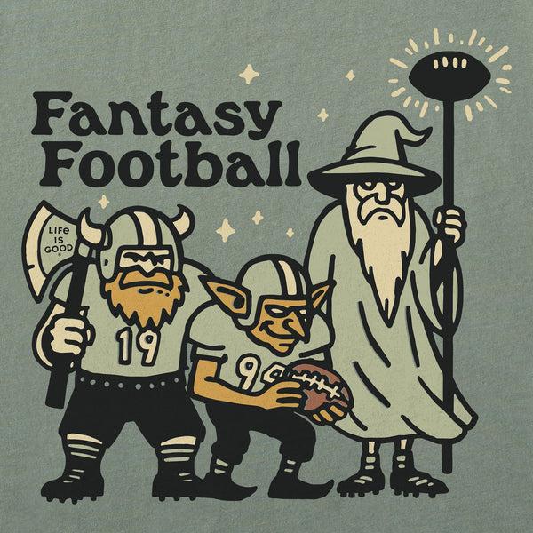 Life Is Good Men's Fantasy Football Trio Short Sleeve Crusher Tee