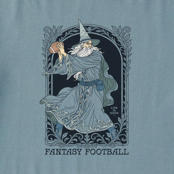 Life Is Good Men's Fantasy Football Wizard QB Long Sleeve Crusher Tee