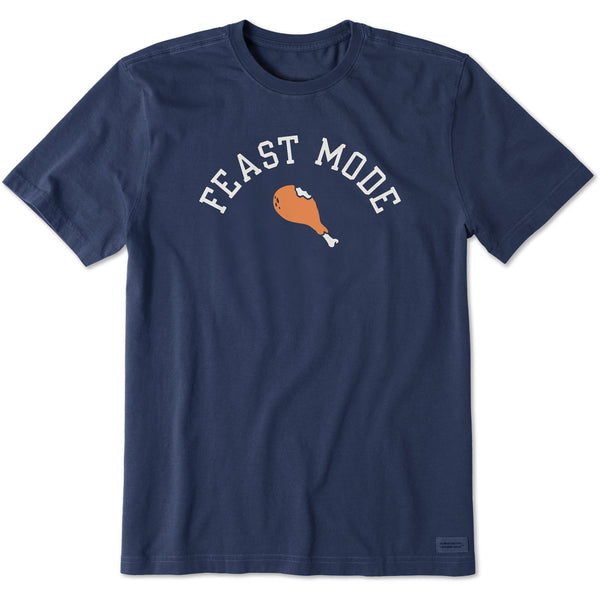 life is good Men's Feast Mode Turkey Short Sleeve Crusher Tee
