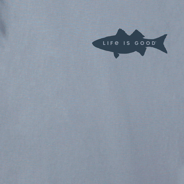 Life Is Good Men's Fish More Truck Simply True Fleece Zip Hoodie