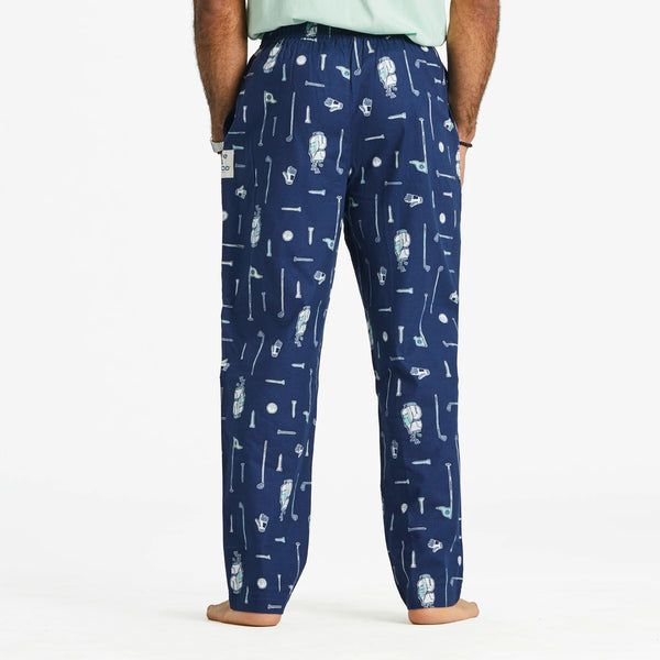 Life Is Good Men's Golf More Pattern Classic Sleep Pant