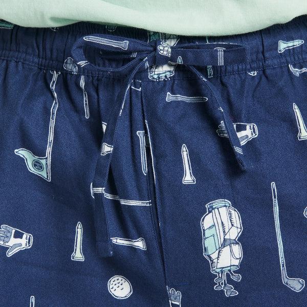 Life Is Good Men's Golf More Pattern Classic Sleep Pant