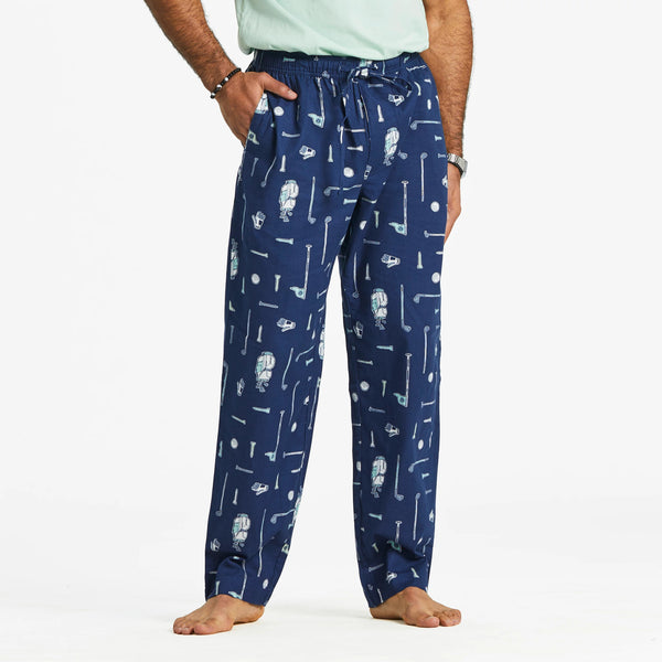 life is good Men's Golf More Pattern Classic Sleep Pant