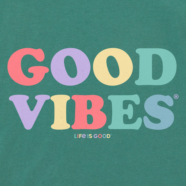 Life Is Good Men's Good Vibes Short Sleeve Crusher Tee