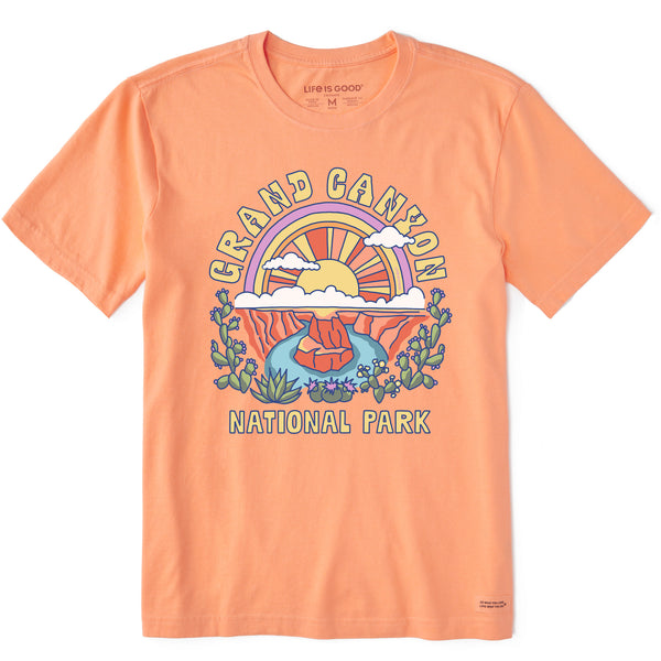 Life Is Good Men's Grand Canyon Poster Short Sleeve Crusher Tee