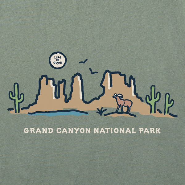 Life Is Good Men's Grand Canyon Vista Short Sleeve Tee