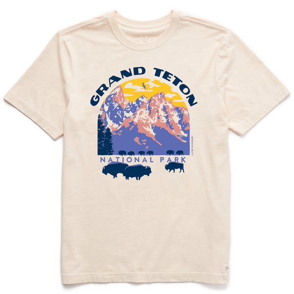 life is good Men's Grand Tetons Short Sleeve Crusher Tee