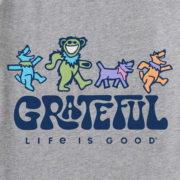 Life Is Good Men's Grateful Dancers Short Sleeve Crusher Tee