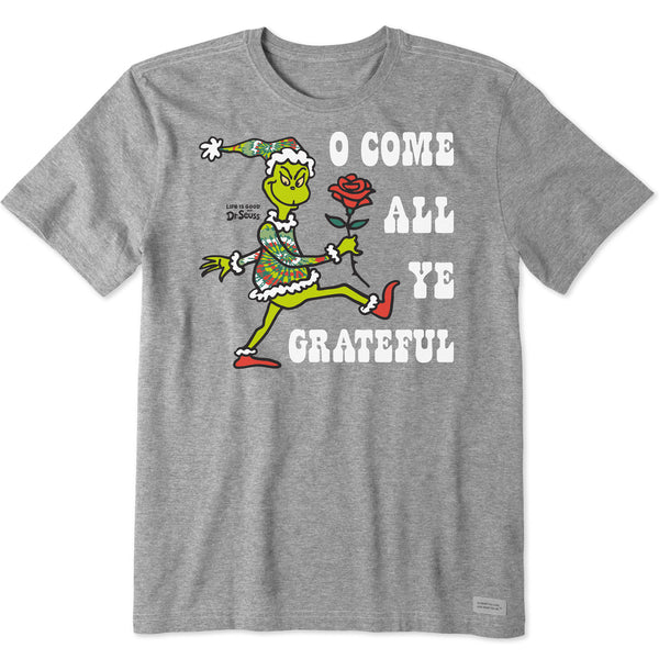 life is good Men's Grateful Grinch Short Sleeve Crusher Tee