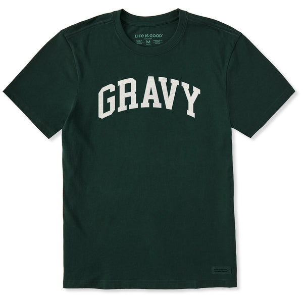 life is good Men's Gravy Athletic Arch Short Sleeve Crusher Tee