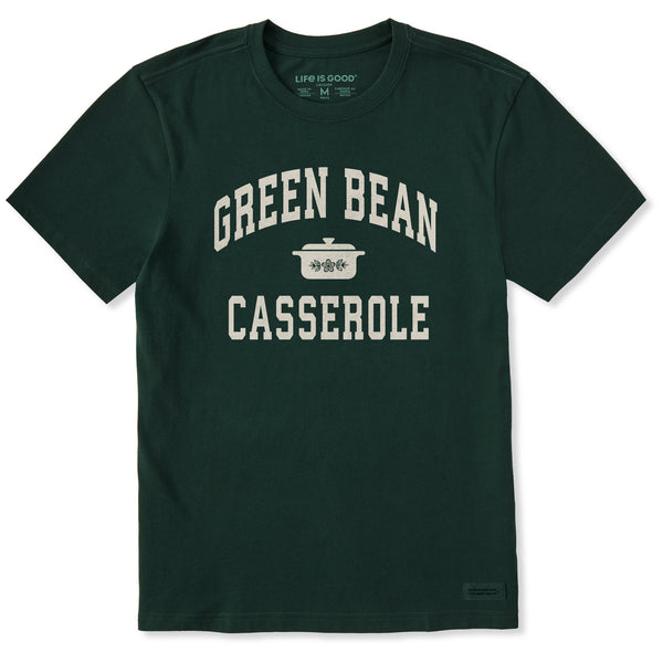life is good Men's Green Bean Casserole Athletic Arch Short Sleeve Crusher Tee