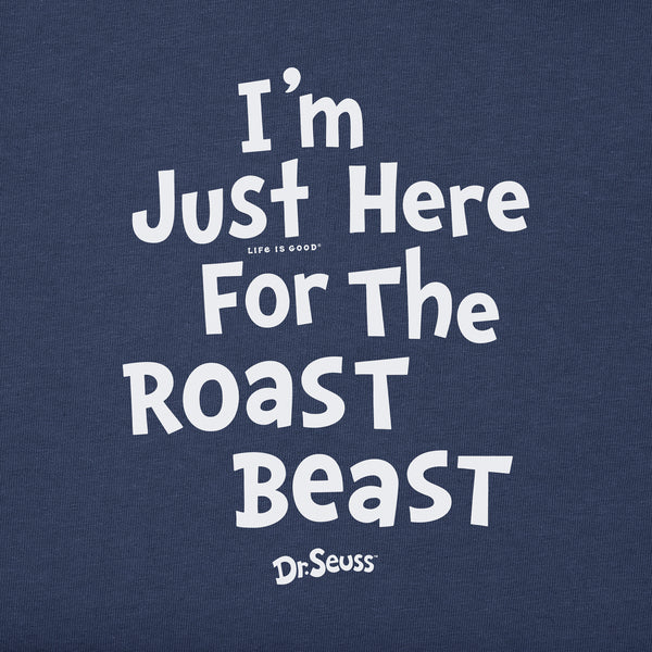 Life Is Good Men's Grinch Here For The Roast Beast Long Sleeve Crusher Tee