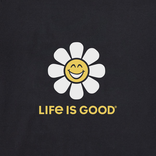 Life Is Good Men's Groovy Smile Daisies Short Sleeve Crusher Tee