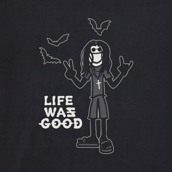 Life Is Good Men's Heavy Metal Life Was Good Short Sleeve Tee