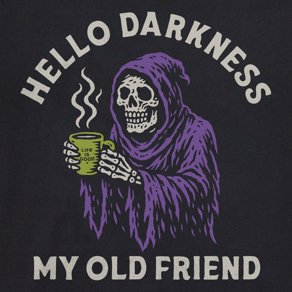 Life Is Good Men's Hello Darkness Reaper Short Sleeve Tee