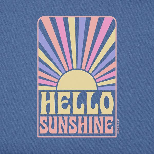 Life Is Good Men's Hello Sunshine Retro Short Sleeve Crusher Tee