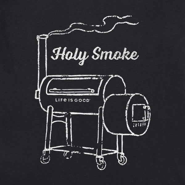 Life Is Good Men's Holy Smoke Smoker Short Sleeve Crusher Tee
