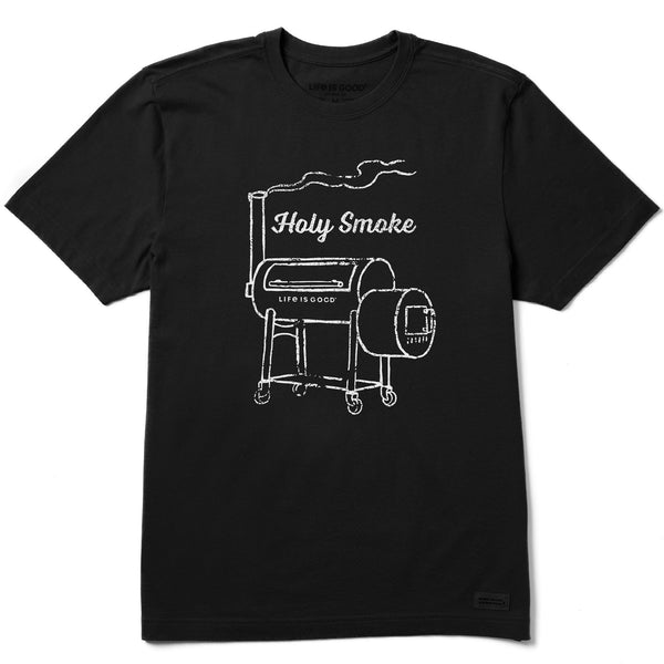 life is good Men's Holy Smoke Smoker Short Sleeve Crusher Tee
