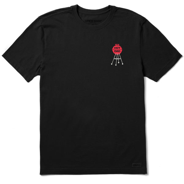 Life Is Good Men's Hot Dad Grill Short Sleeve Crusher Tee