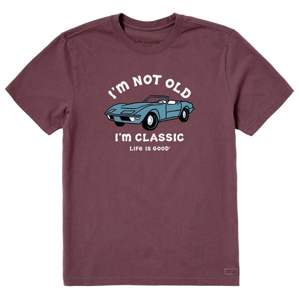 life is good Men's I'm Not Old Sports Car Short Sleeve Tee