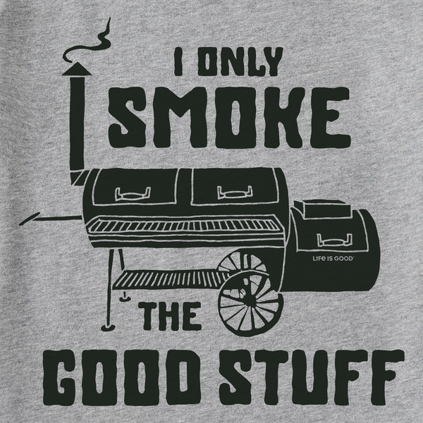 Life Is Good Men's I Only Smoke The Good Stuff Short Sleeve Tee