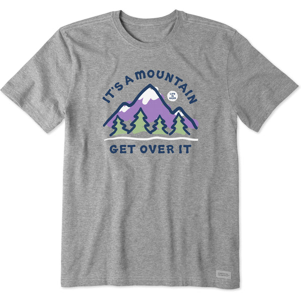 life is good Men's It's a Mountain Get Over It Short Sleeve Tee