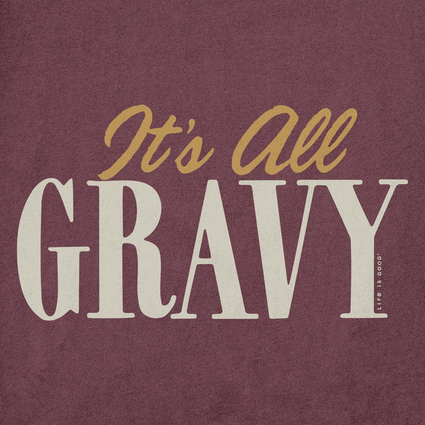 Life Is Good Men's It's All Gravy Short Sleeve Crusher Tee