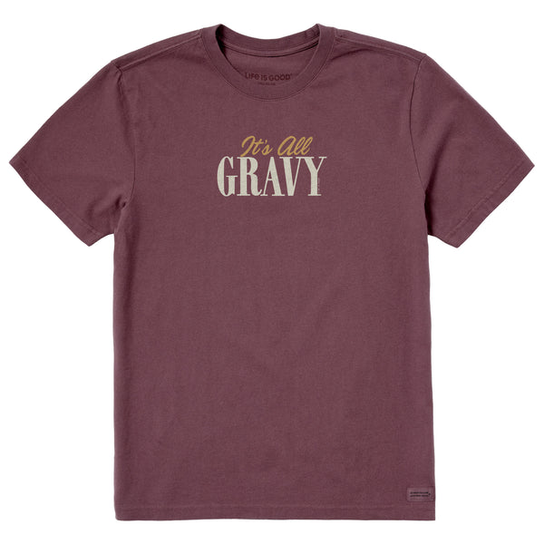 life is good Men's It's All Gravy Short Sleeve Crusher Tee