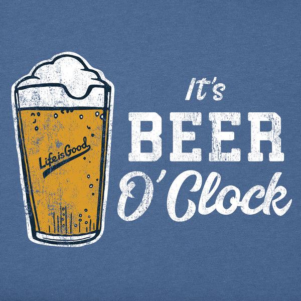 Life Is Good Men's It's Beer O'Clock Short Sleeve Tee