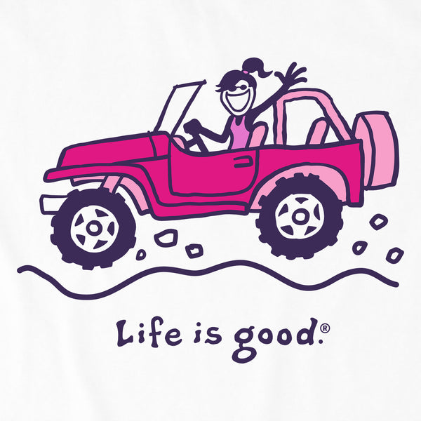Life Is Good Men's Jackie Off Road Short Sleeve Crusher Tee