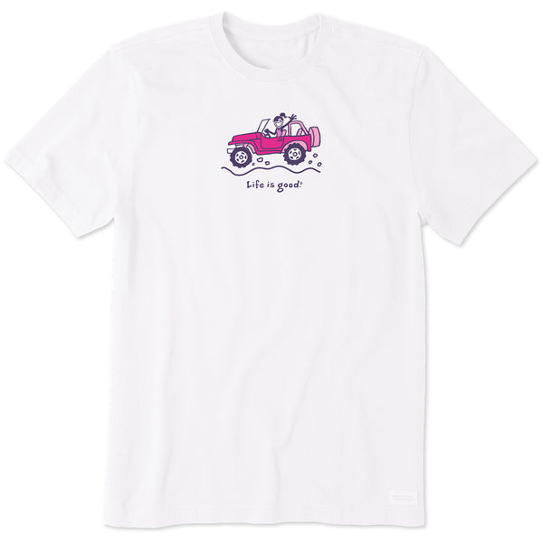 life is good Men's Jackie Off Road Short Sleeve Crusher Tee
