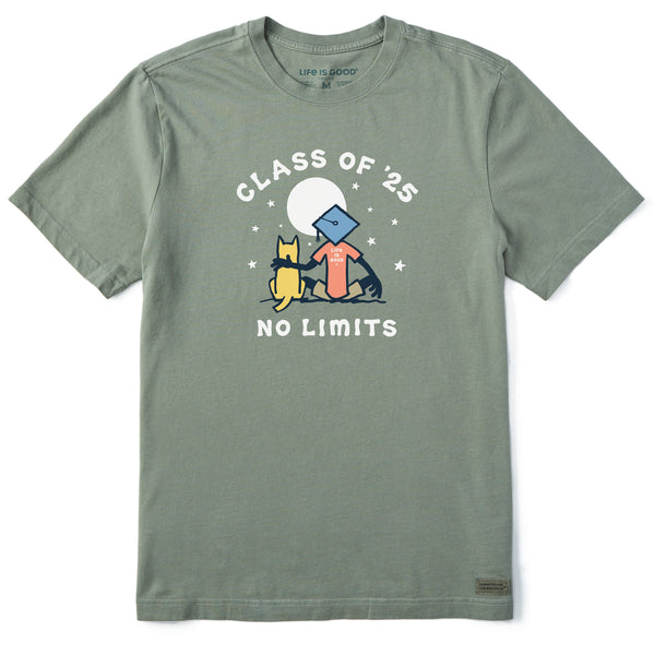 life is good Men's Jake and Rocket No Limits 2025 Short Sleeve Crusher Tee