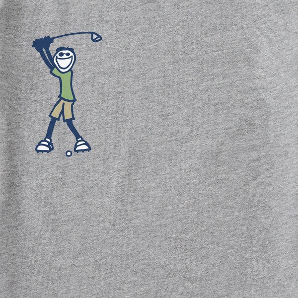 Life Is Good Men's Jake Golfing Medley Short Sleeve Tee