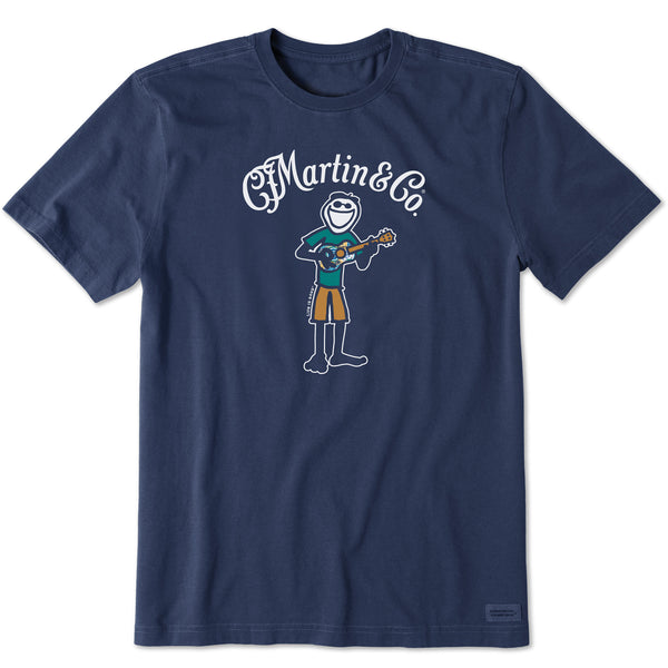 Life Is Good Men's Jake Martin Guitar Short Sleeve Crusher Tee