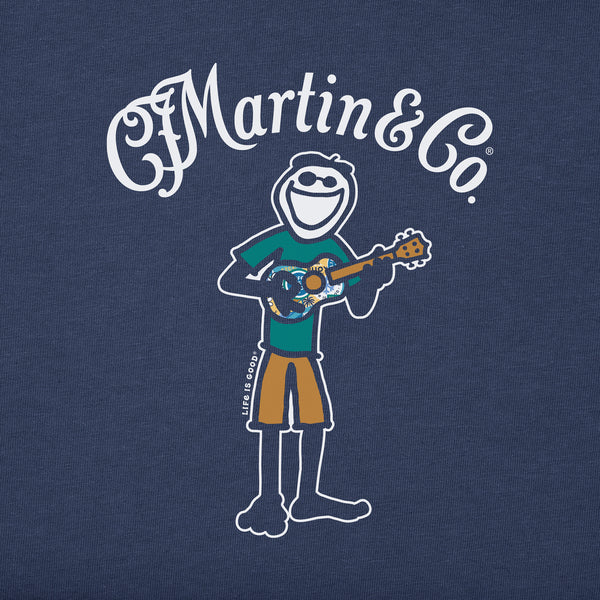 Life Is Good Men's Jake Martin Guitar Short Sleeve Crusher Tee