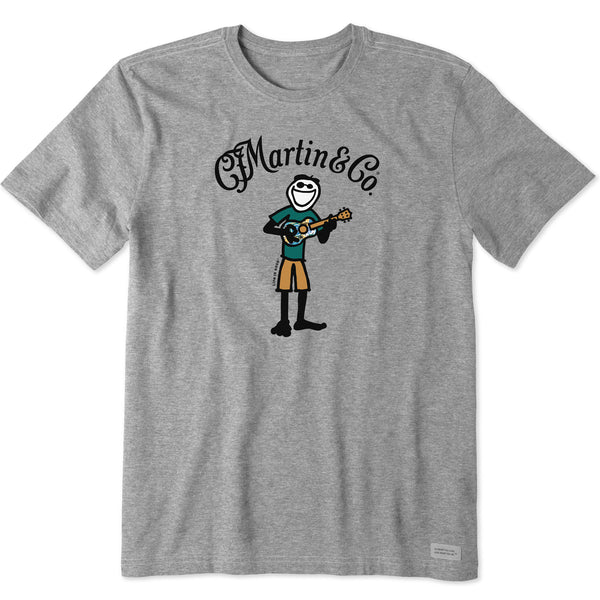 life is good Men's Jake Martin Guitar Short Sleeve Crusher Tee