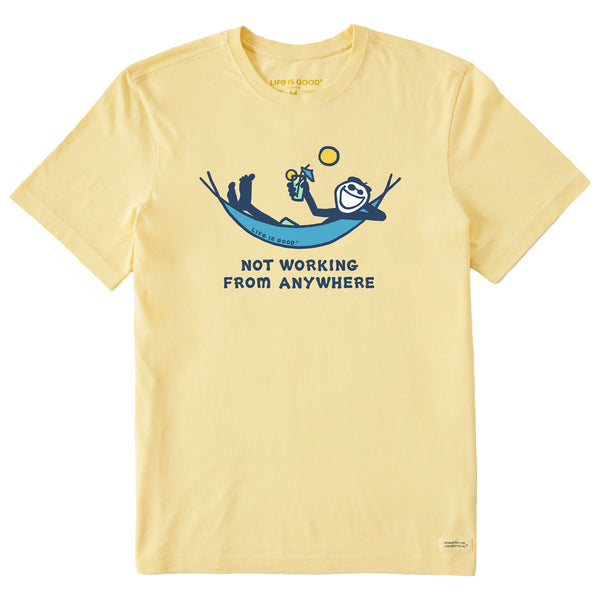 life is good Men's Jake Not Working Hammock Short Sleeve Tee
